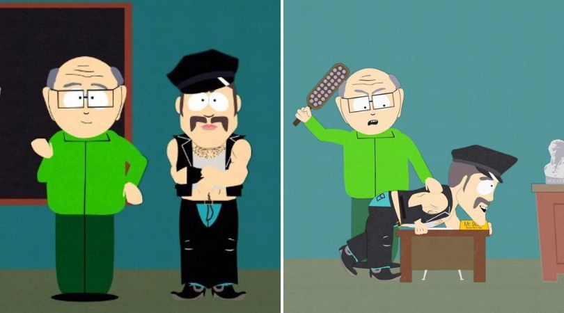 쇼 Southpark의 Mr Garrison과 Mr Slave. (출처 : Comedy Central)