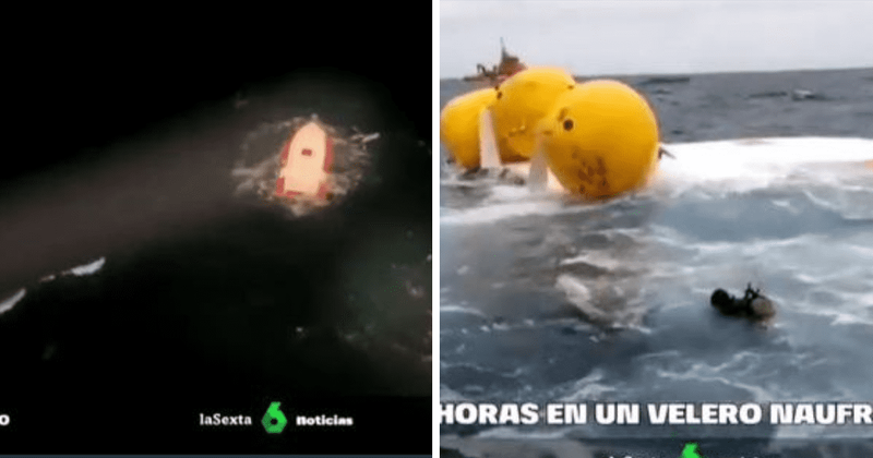 Marinero sobrevive 16 horas en el Océano Atlántico CONGELADO después de que el barco vuelca