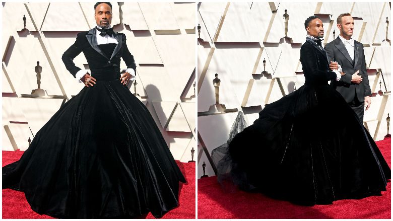 FOTOS: Billy Porter usa um vestido de smoking para o Oscar 2019