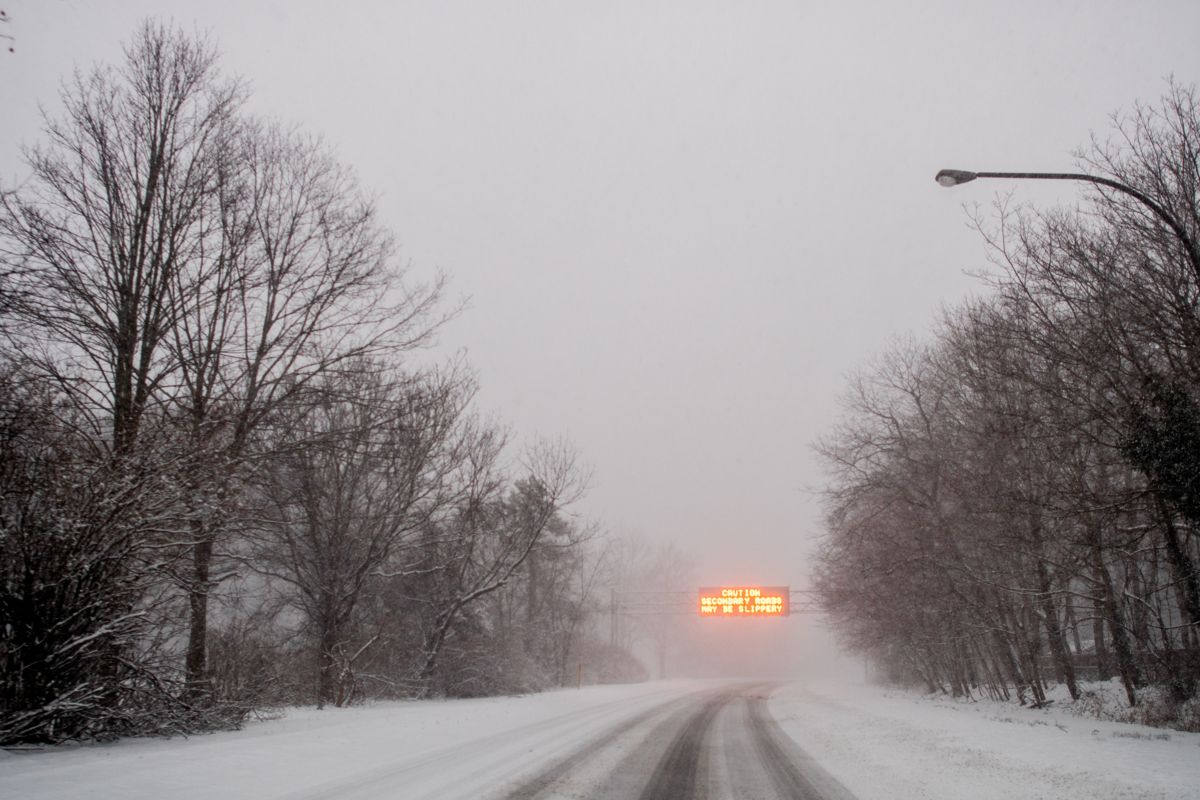 New Jersey lumesaju kogusumma talvise tormi Stella jaoks: mitu tolli lund?