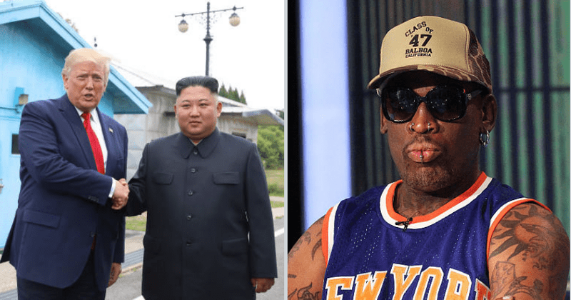Trump, Dennis Rodman'ı Şimali Koreyaya elçi etmək istədiyini, NBA əfsanəsi və Kim Jong-unun böyük dost olduqlarını söylədi