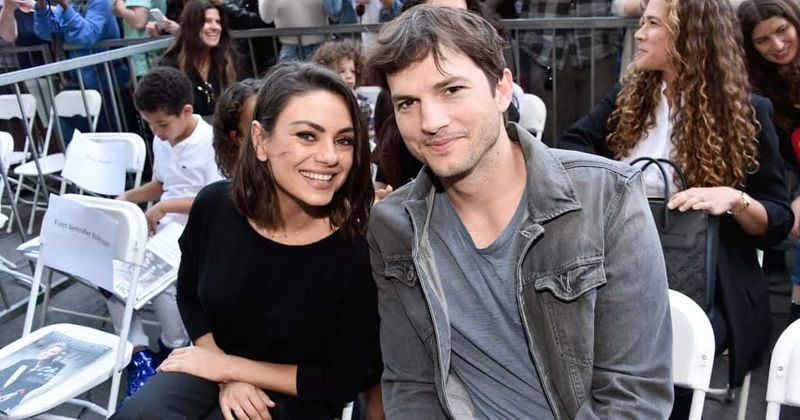 Mila Kunis는 남편 Ashton Kutcher를 말한다
