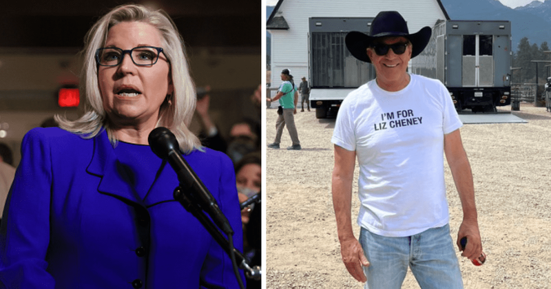„Dancing With Wolves?“: Liz Cheney begrüßt die Unterstützung von KEVIN COSTNER, die Wähler in Wyoming sagen „kein ECHTER Cowboy“.