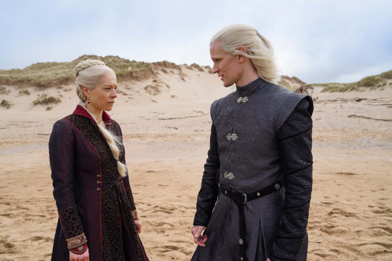   Emma D’Arcy kao princeza Rhaenyra Targaryen, Matt Smith kao princ Daemon Targaryen u'House of the Dragon' (HBO)